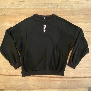 P'tula The Classic Crewneck in Black Size M
